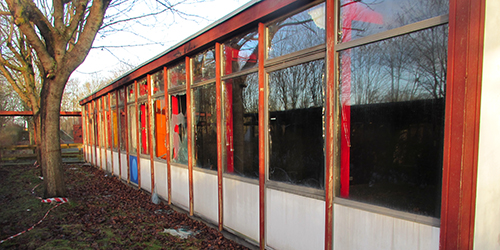 Nedrivning af Brønshøjskolen